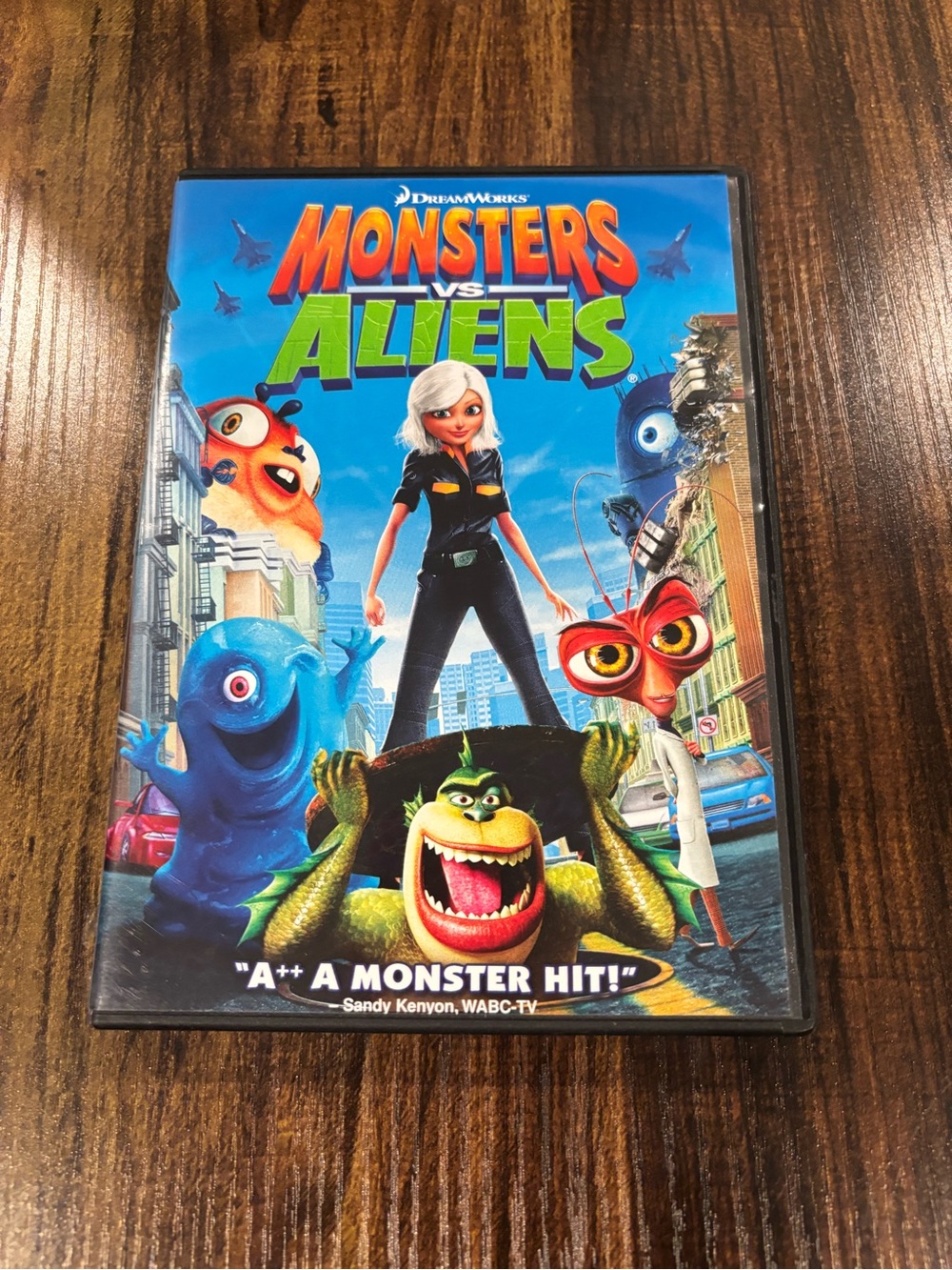 DVD Monsters vs. Aliens
